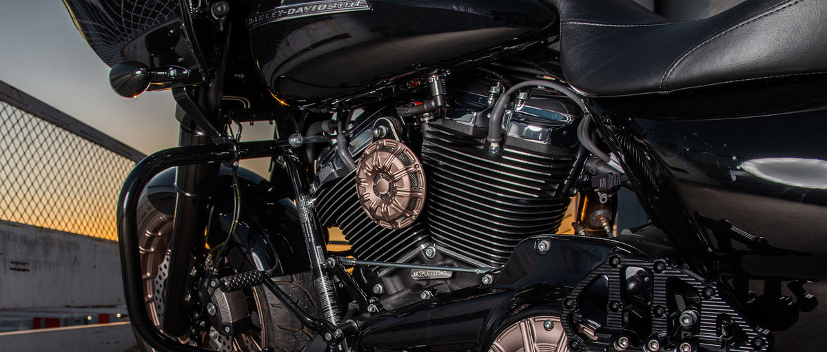 Arlen Ness Drift Horn With Cover For Harley Sportster – 110dB, Forged Billet Aluminum, Black
