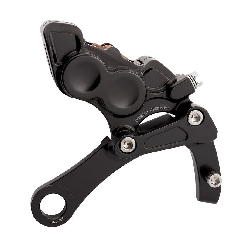 Rear 4-Piston Brake Caliper Kit M8 Softail, Black