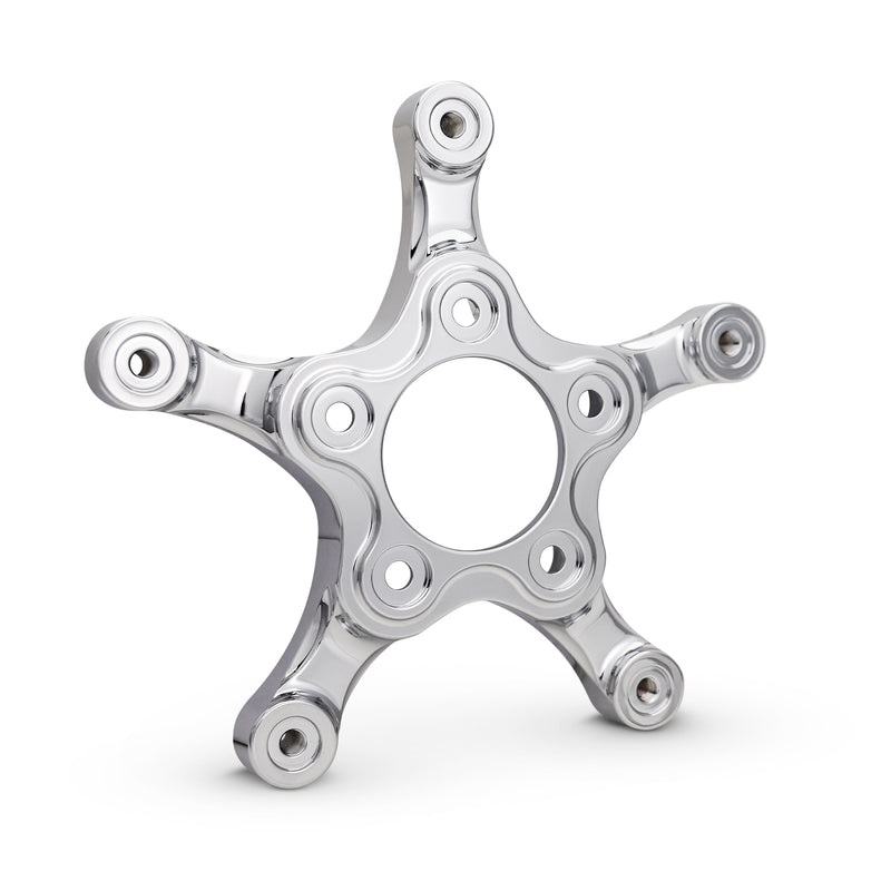 Chrome Spider Brake Rotor Adapter for Ness Wheels, 24-up FLT