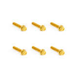 Titanium 12-Point Transmission Side Cover Bolt Kit, Gold