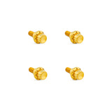 Titanium 12-Point Windshield Bolts for Road Glide, Gold
