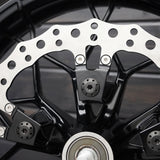 Titanium Floating Rotor Bolts, FLT Touring / Black