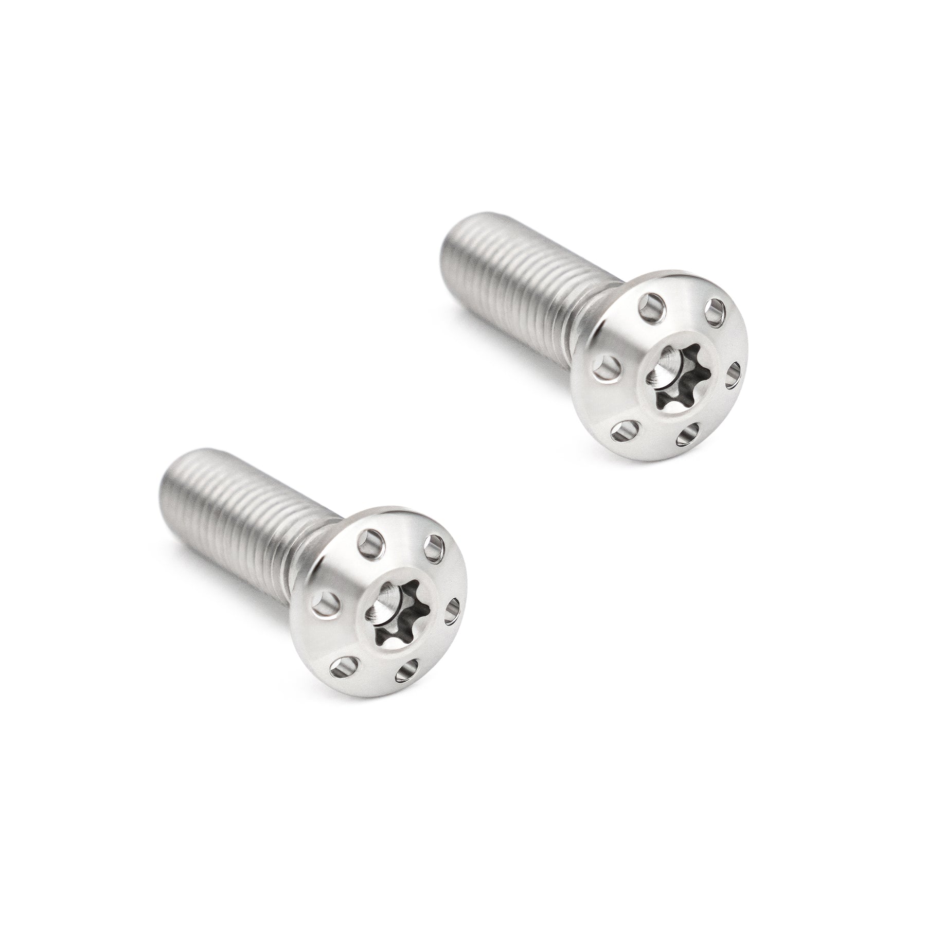 Holeshot Titanium Brake Caliper Bolt Kits, Polished