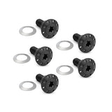 Titanium Floating Rotor Hardware, Dyna & V-Rod / Black