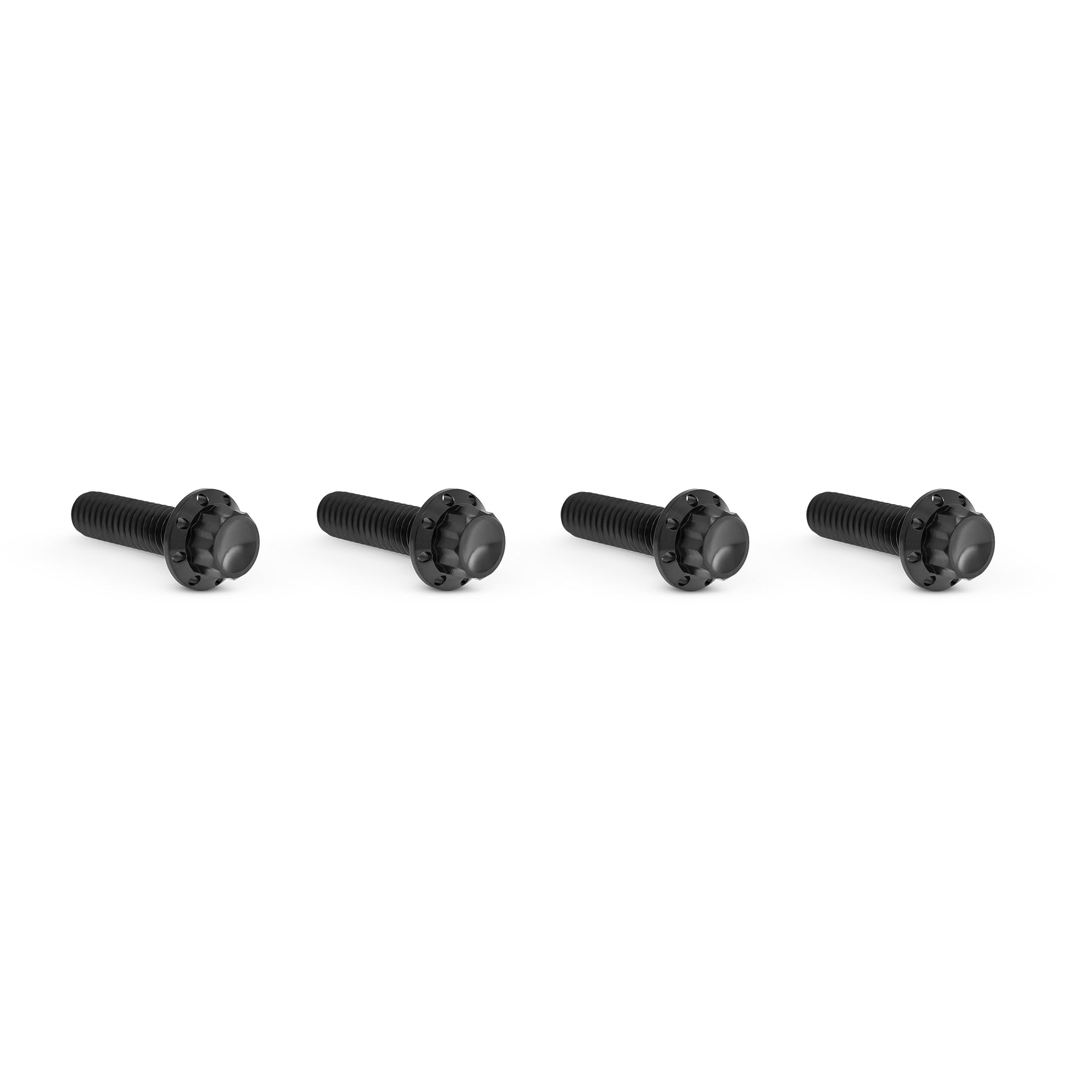 Transmission Top Cover Titanium 12-Point Bolt Kits, Black