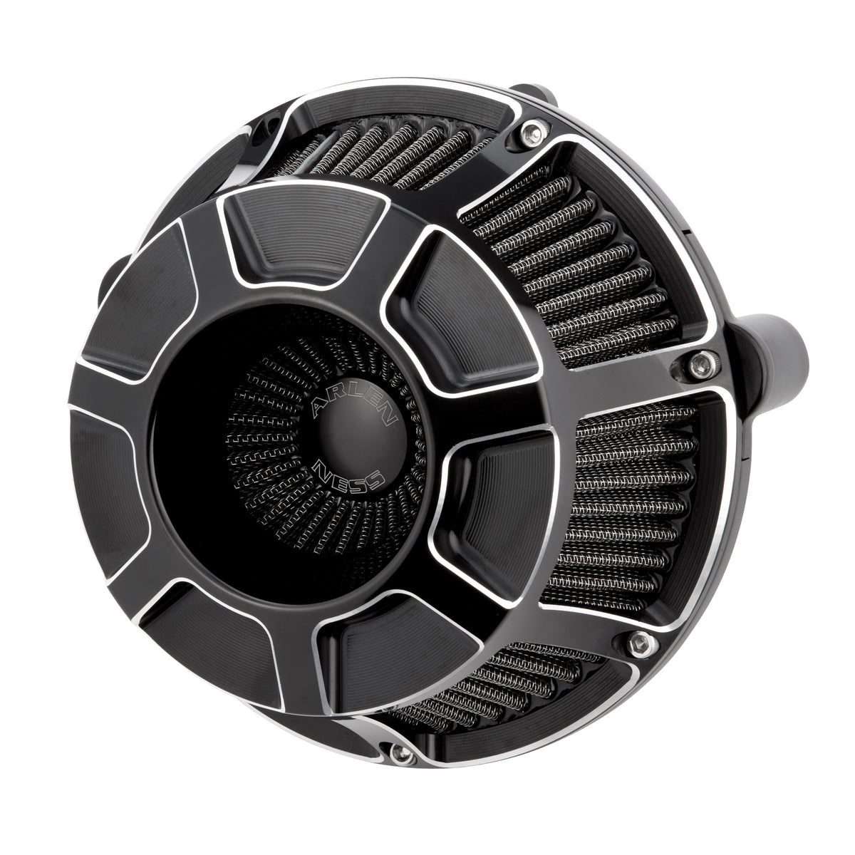 Beveled® Inverted Series Air Cleaner, Black – ArlenNess