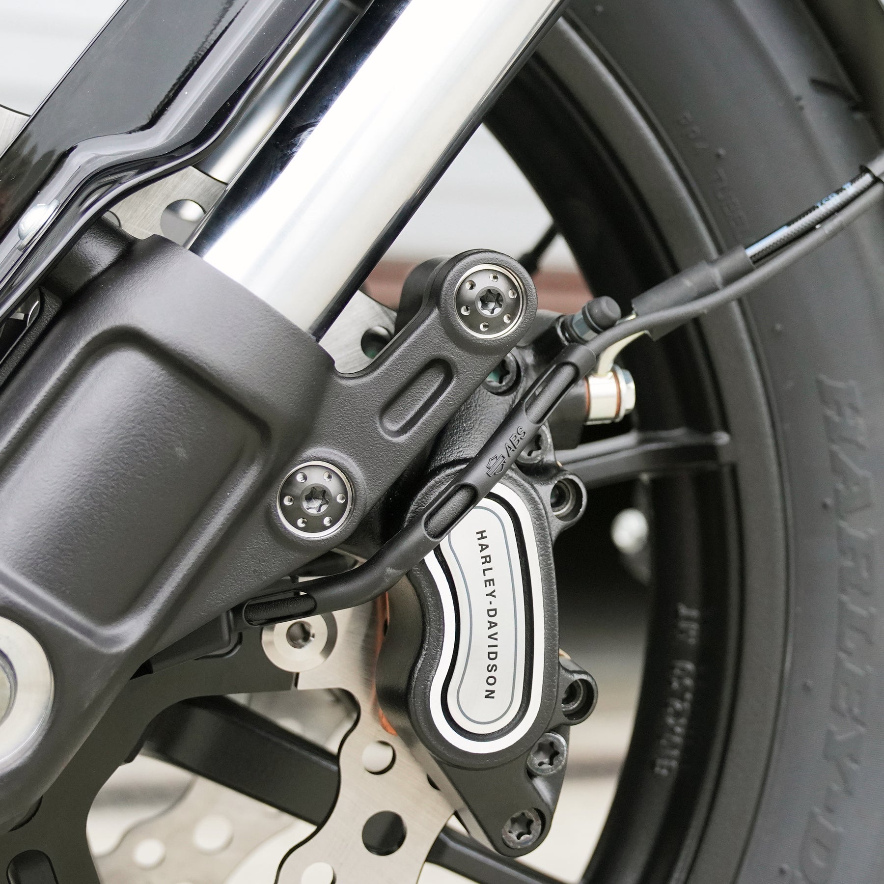 Titanium Brake Caliper Mounting Bolts, Black