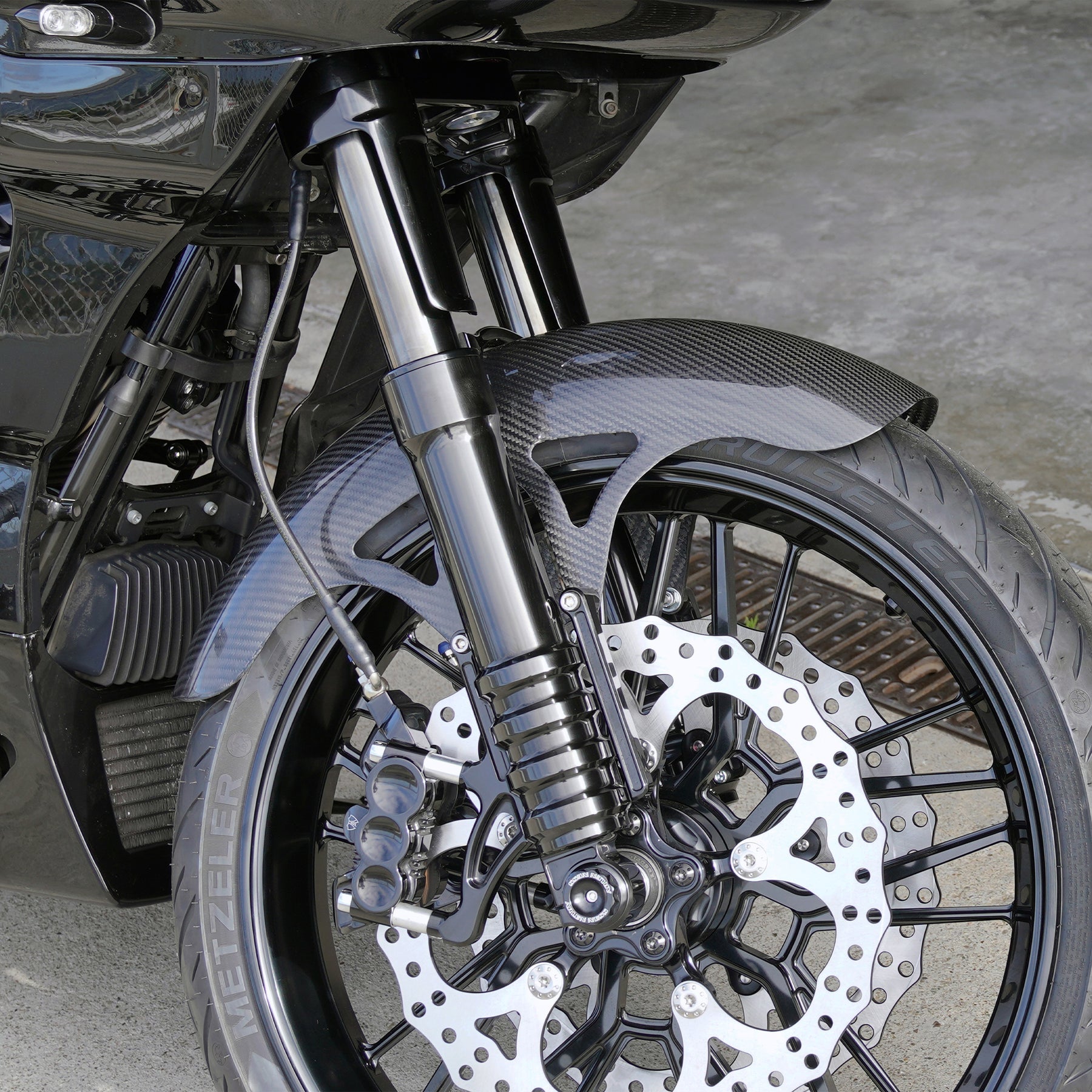 Pro Sport Carbon Fiber Front Fender, 21