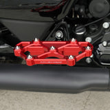 Diamond Passenger Floorboards, Red