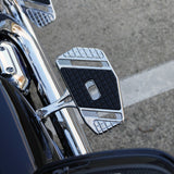 Forged Passenger Floorboard Mounts, Chrome