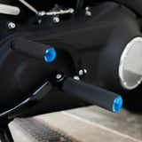 Knurled Footpegs, Blue