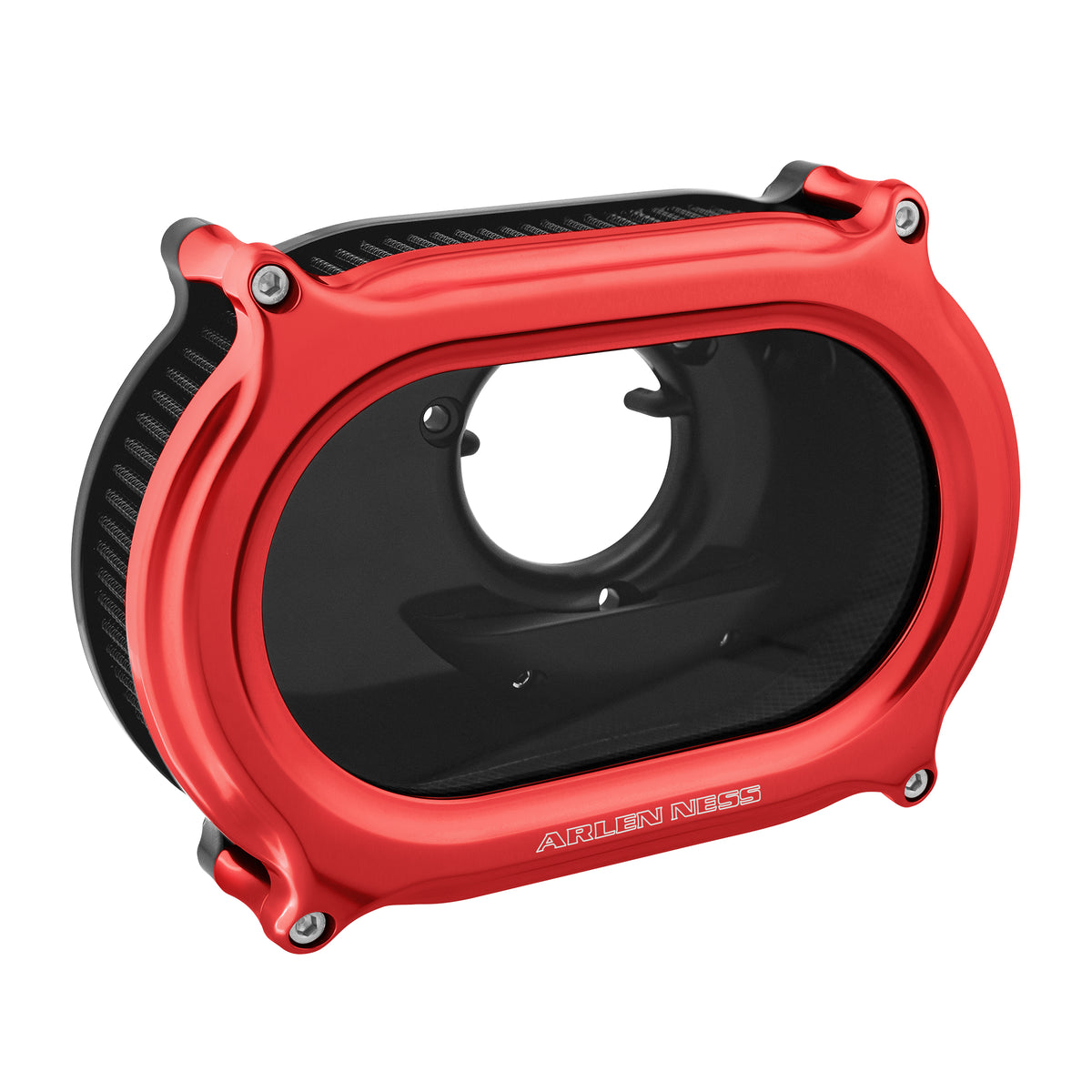 ArlennessアレンネスMethodクリアシリーズ エアクリーナー レッド Amazon | Arlen Ness 18-173 レッドメソッド クリアシリーズ