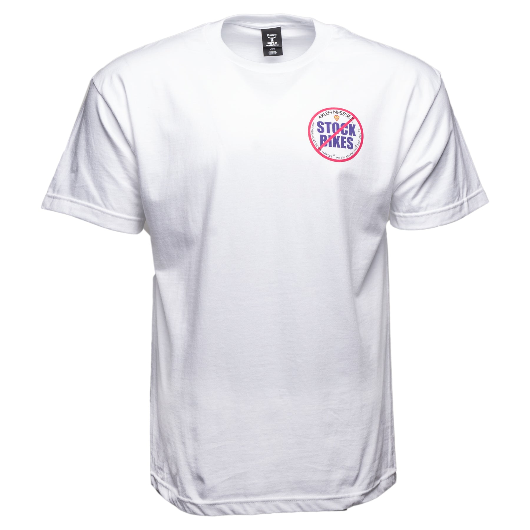 No Stock Bikes T-Shirt, White