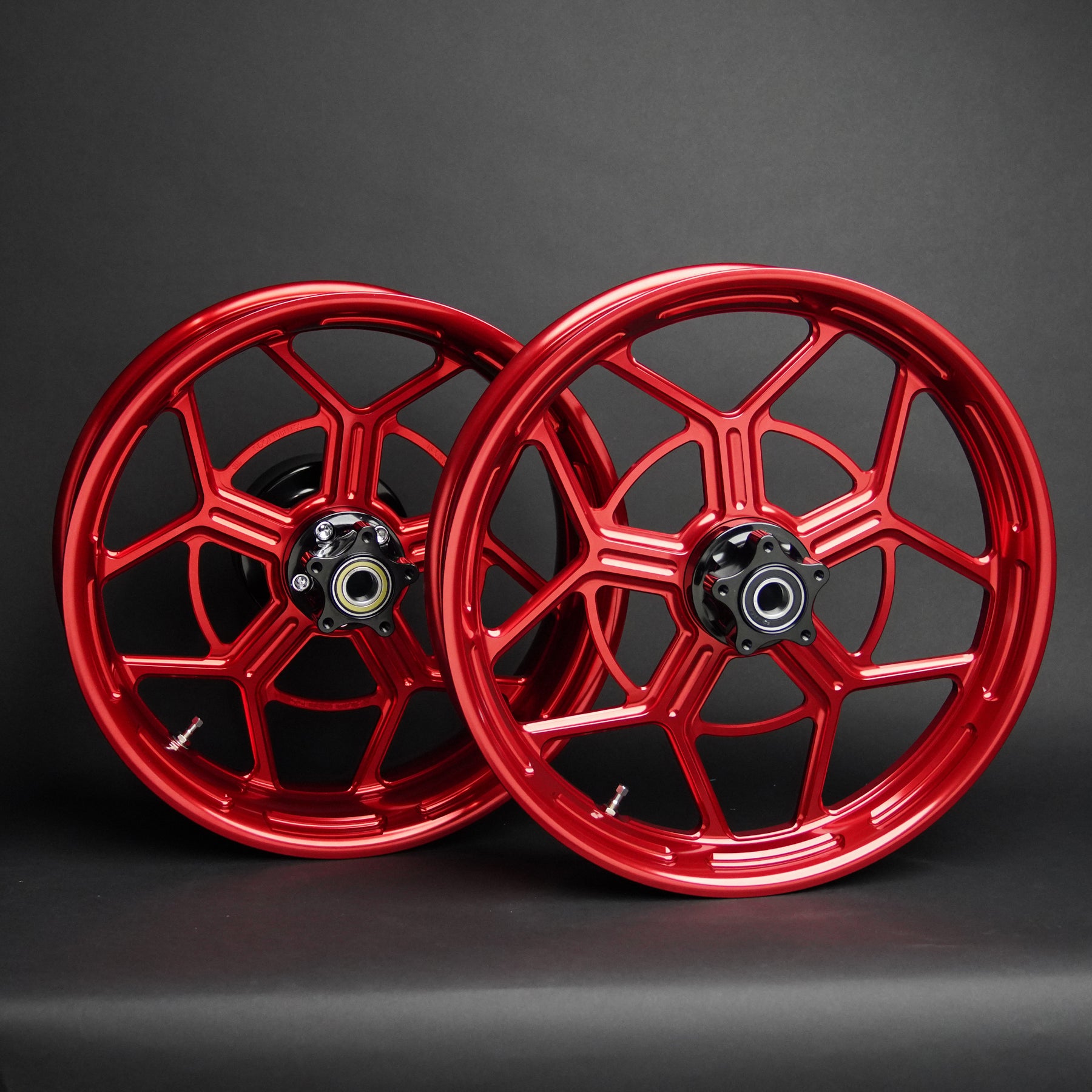 Speed 5 Forged Wheels, Red