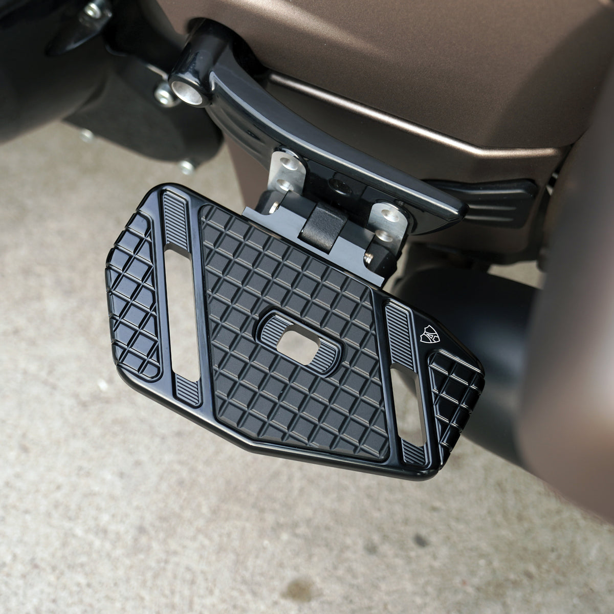 SpeedLiner Passenger Floorboards For Indian, Black – ArlenNess