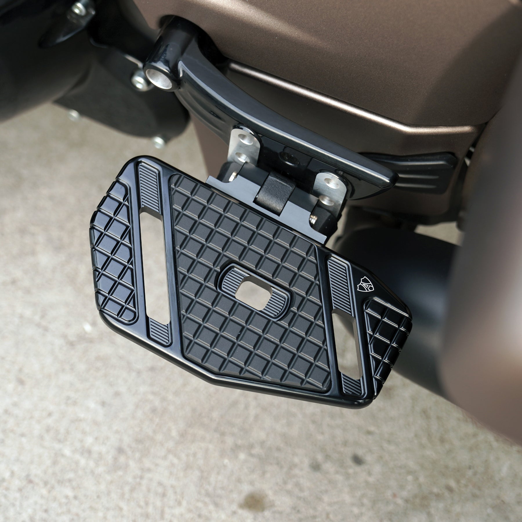 SpeedLiner Passenger Floorboards For Indian, Black