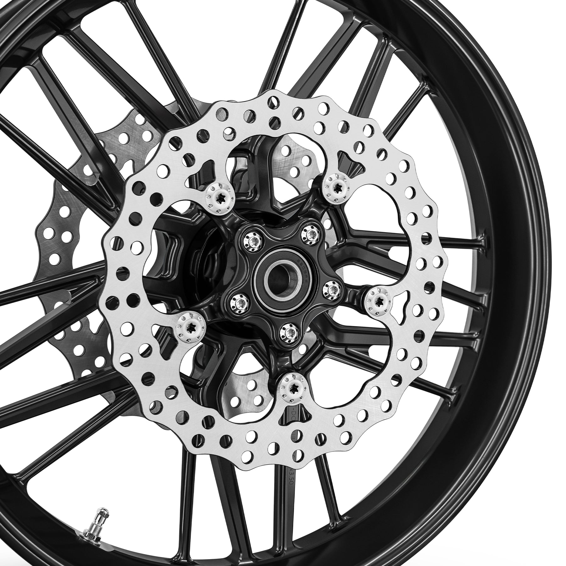 Black Spider Brake Rotor Adapter for Ness Wheels, 24-up FLT