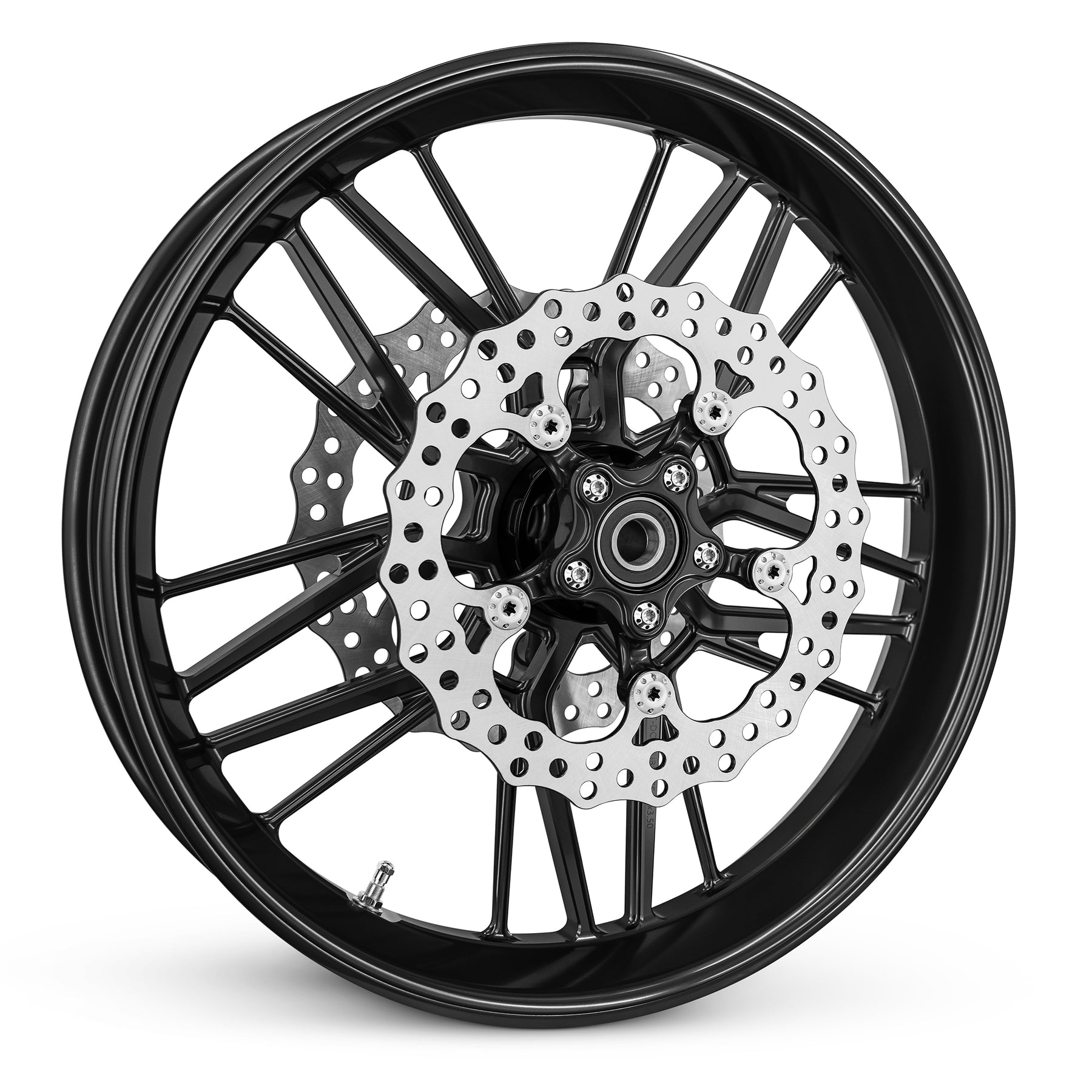 Black Spider Brake Rotor Adapter for Ness Wheels, 24-up FLT