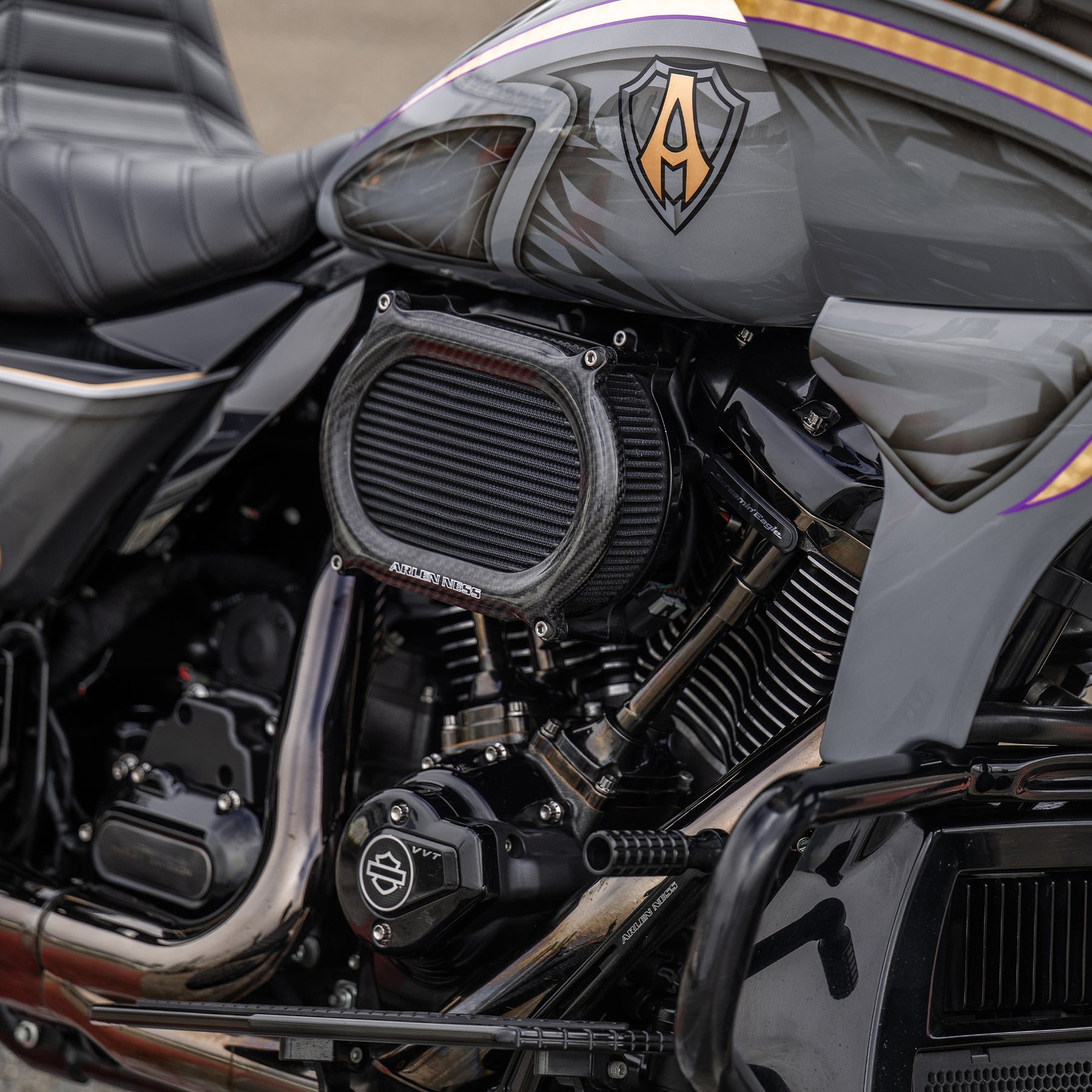 Stage 2 Oval Air Cleaner, Carbon Fiber