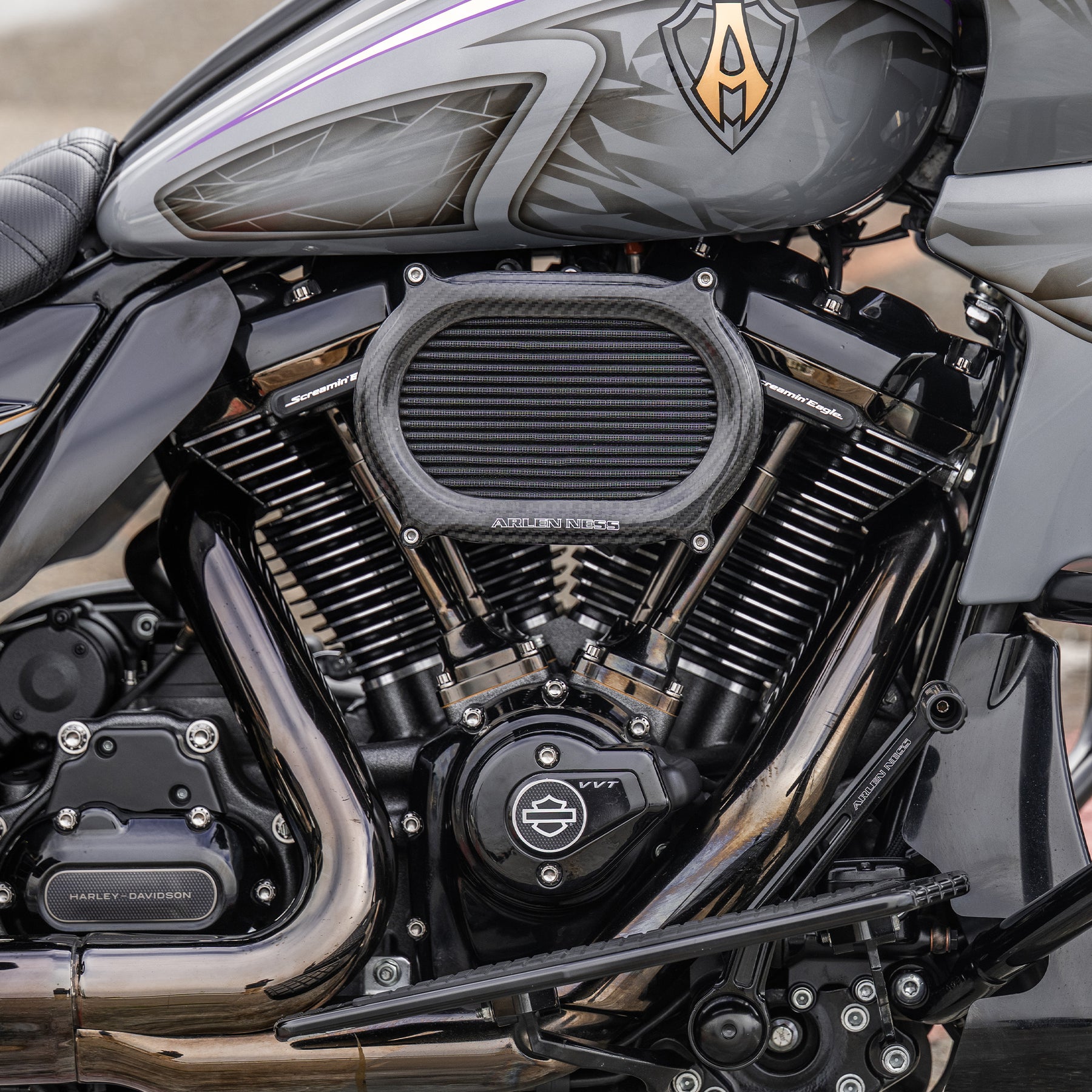 Stage 2 Oval Air Cleaner, Carbon Fiber