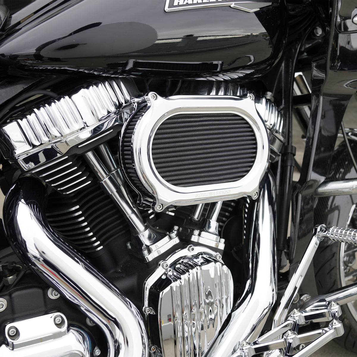 Stage 2 Oval Air Cleaner, Chrome – ArlenNess