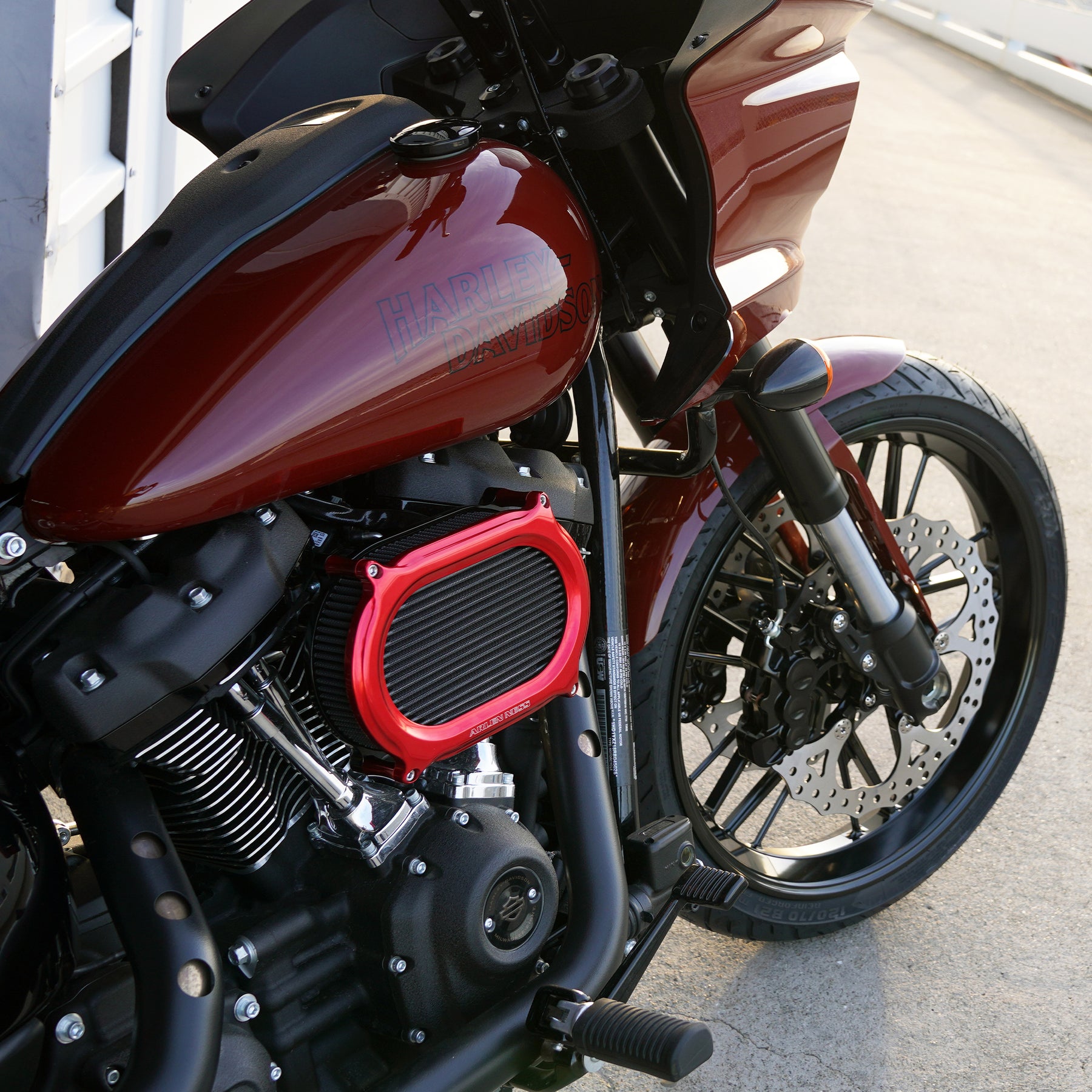 Stage 2 Oval Air Cleaner, Red