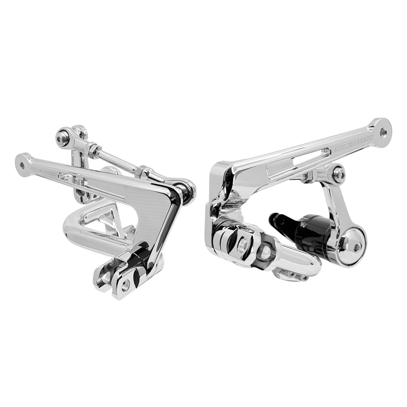 Mid Control Kit, Bagger Chrome