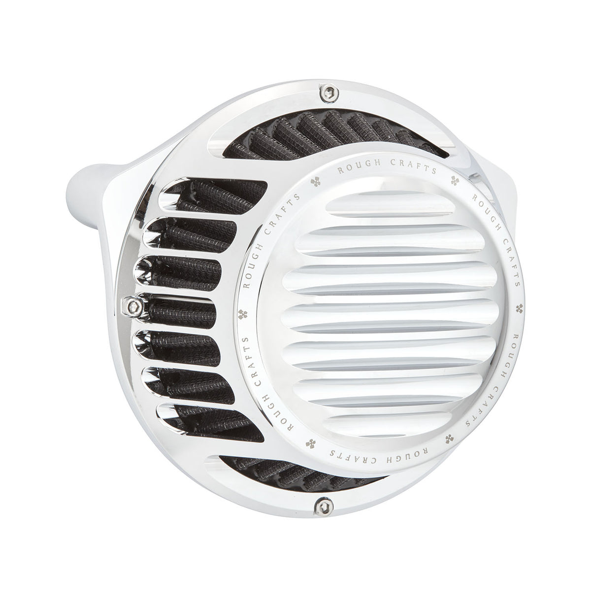Rough Crafts® Round Air Cleaner, Chrome – ArlenNess