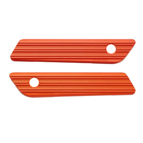 10-Gauge® Saddlebag Latch Covers, Orange 14-2023 FLT