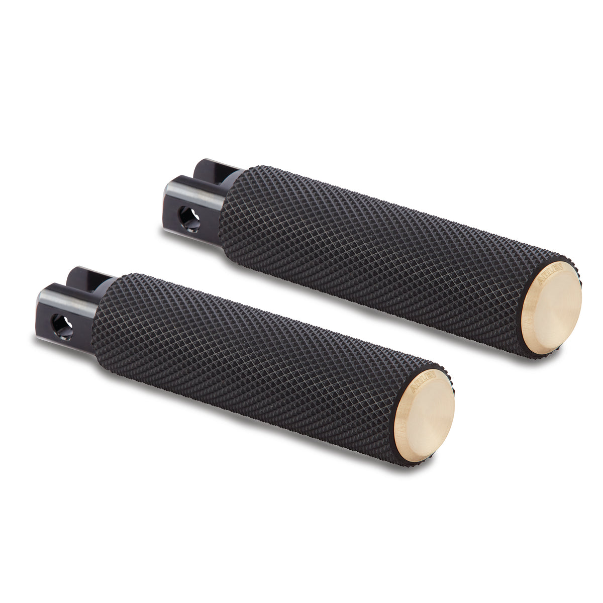 Knurled Footpegs, Brass – ArlenNess