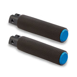 Knurled Footpegs, Blue