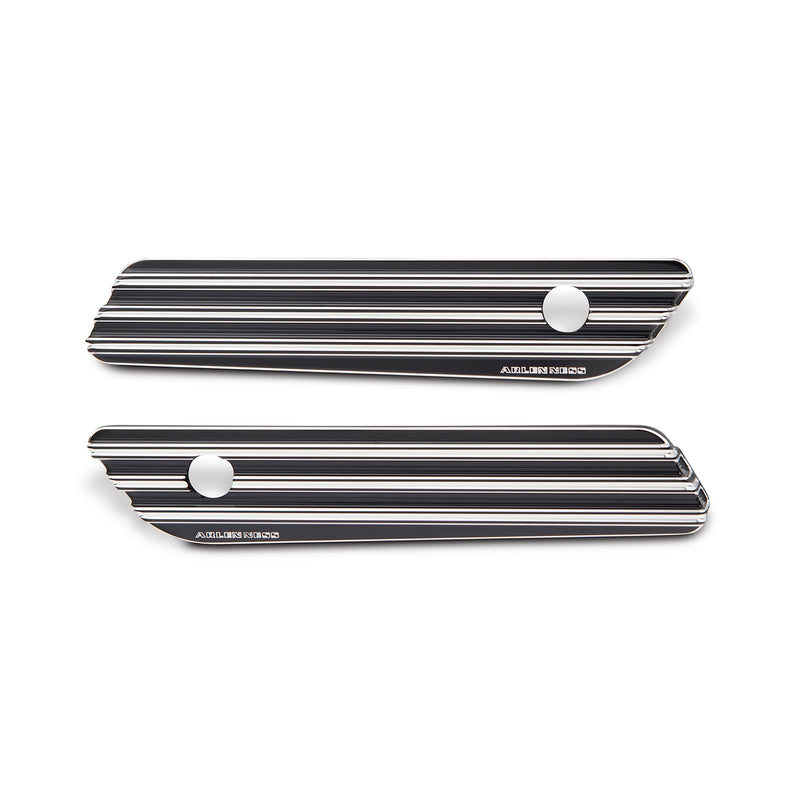 10-Gauge® Saddlebag Latch Covers, Black 14-2023 FLT