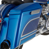 10-Gauge® Saddlebag Latch Covers, Chrome 14-2023 FLT