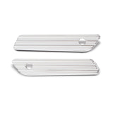 10-Gauge® Saddlebag Latch Covers, Chrome 14-up FLT