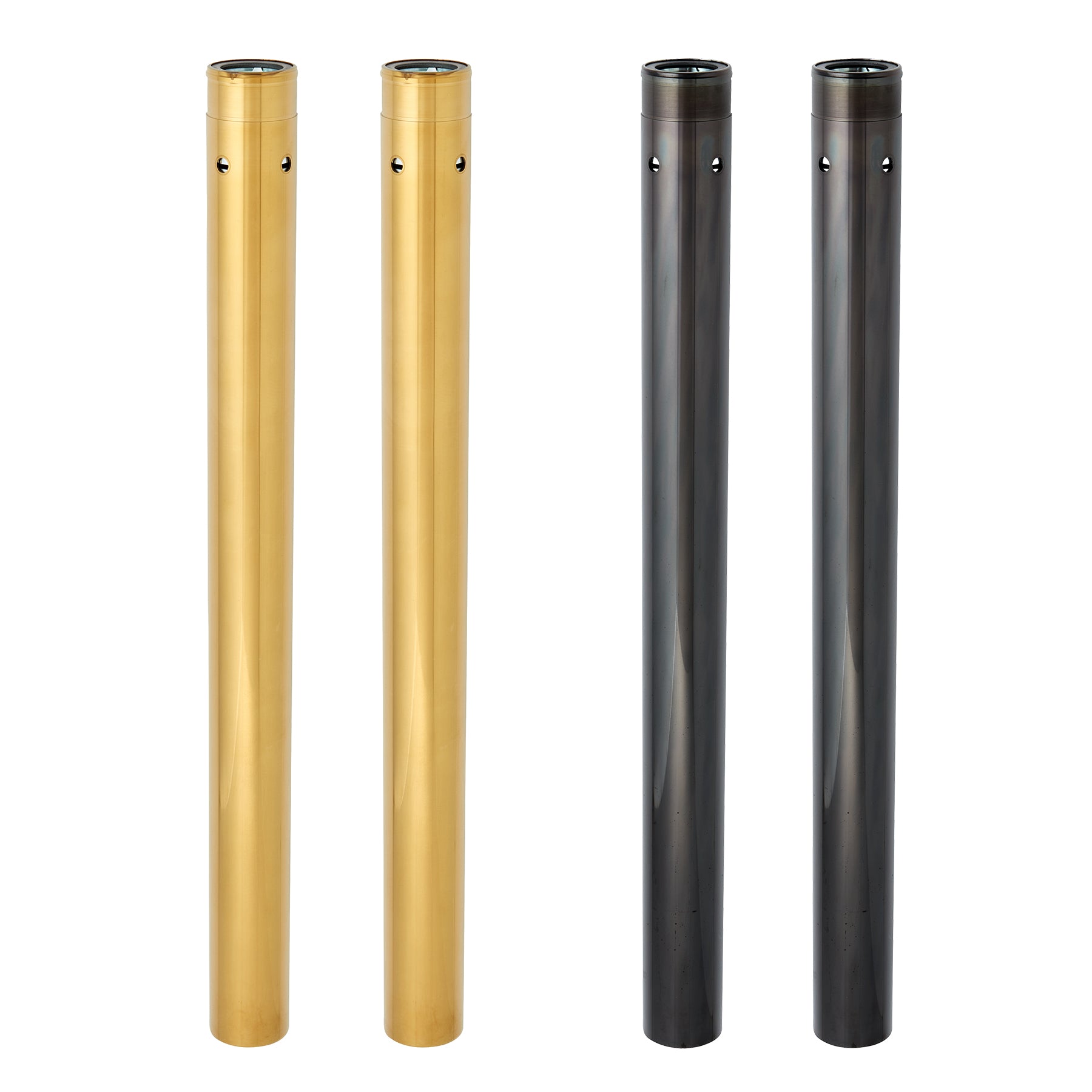 Gold & Black 49mm Fork Tubes, FLT