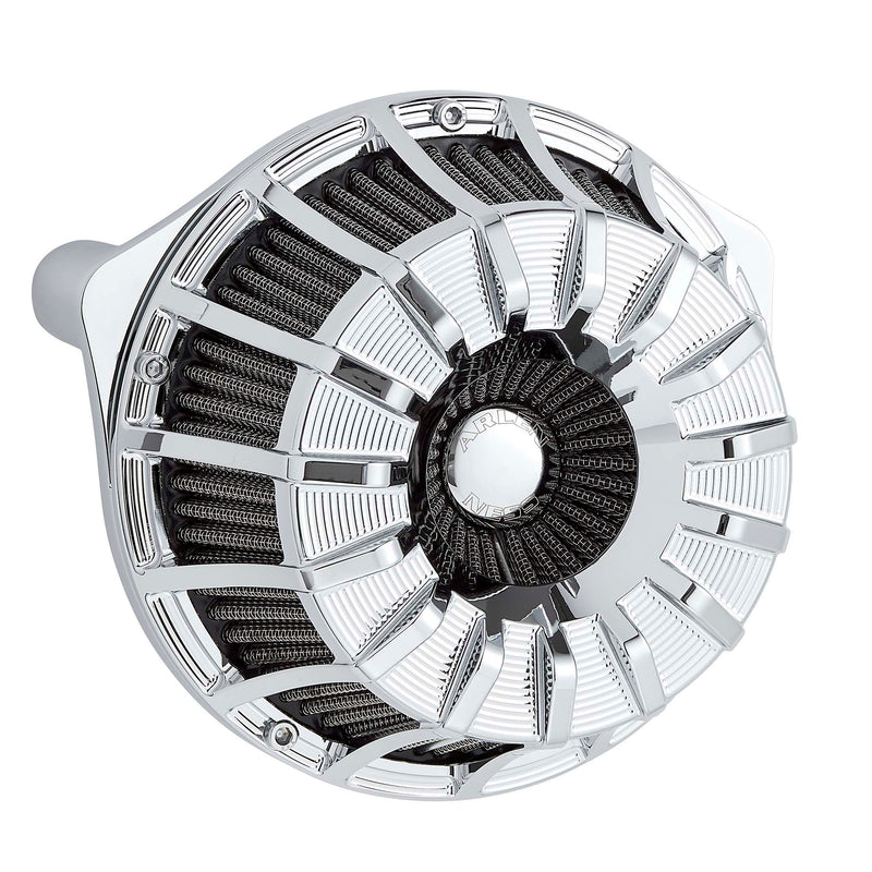 15-Spoke Inverted Series Air Cleaner, Chrome