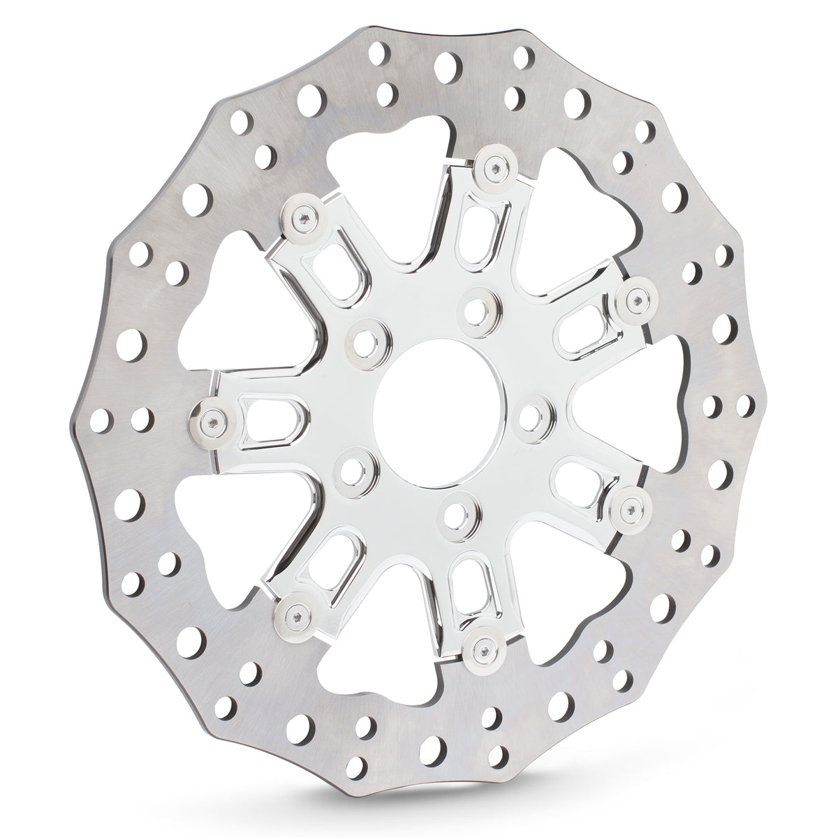 Arlen Ness ビレットウィンカー クローム 廃盤品 ARLEN NESS 1710-3324 02-787 Jagged Floating Rotor - Brake