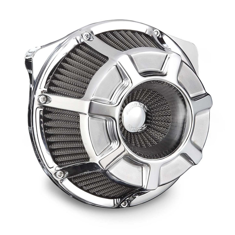 Beveled® Inverted Series Air Cleaner, Chrome