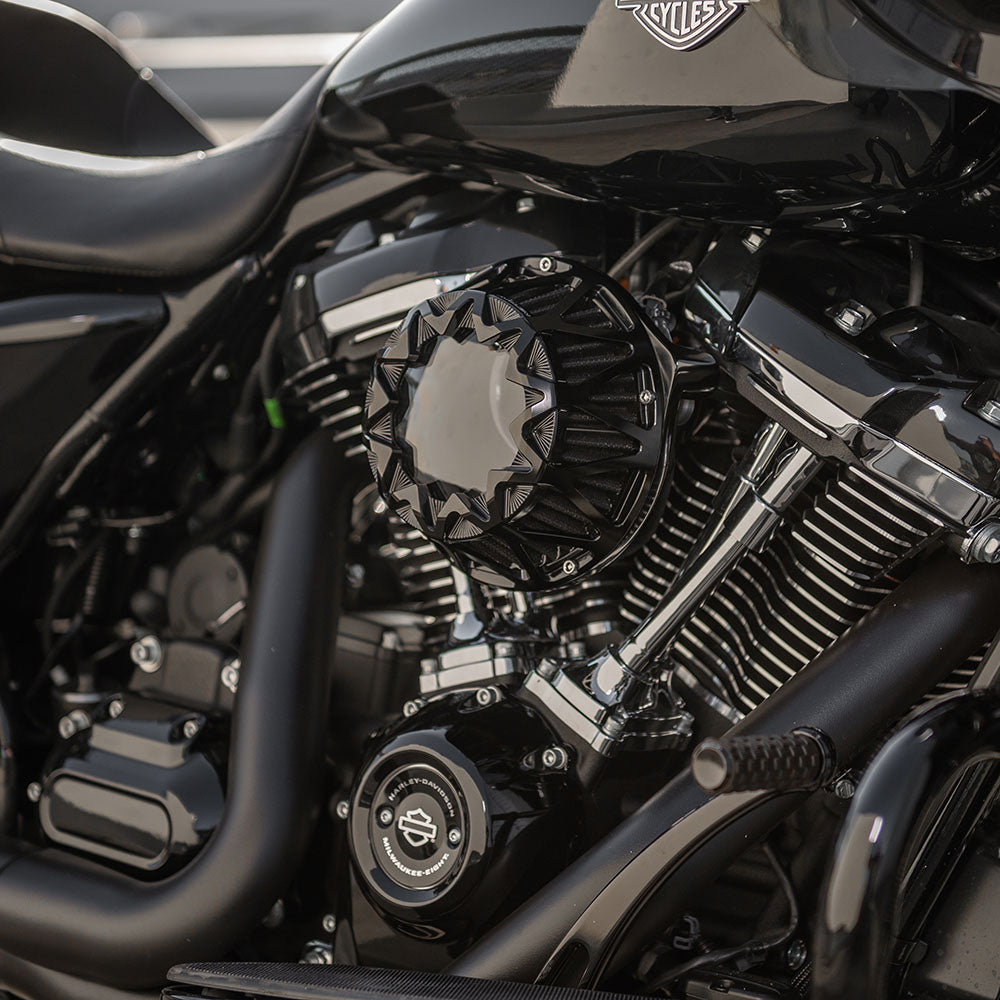 Crossfire Air Cleaner, All Black