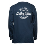 Cali Clean Long Sleeve Shirt, Navy Blue