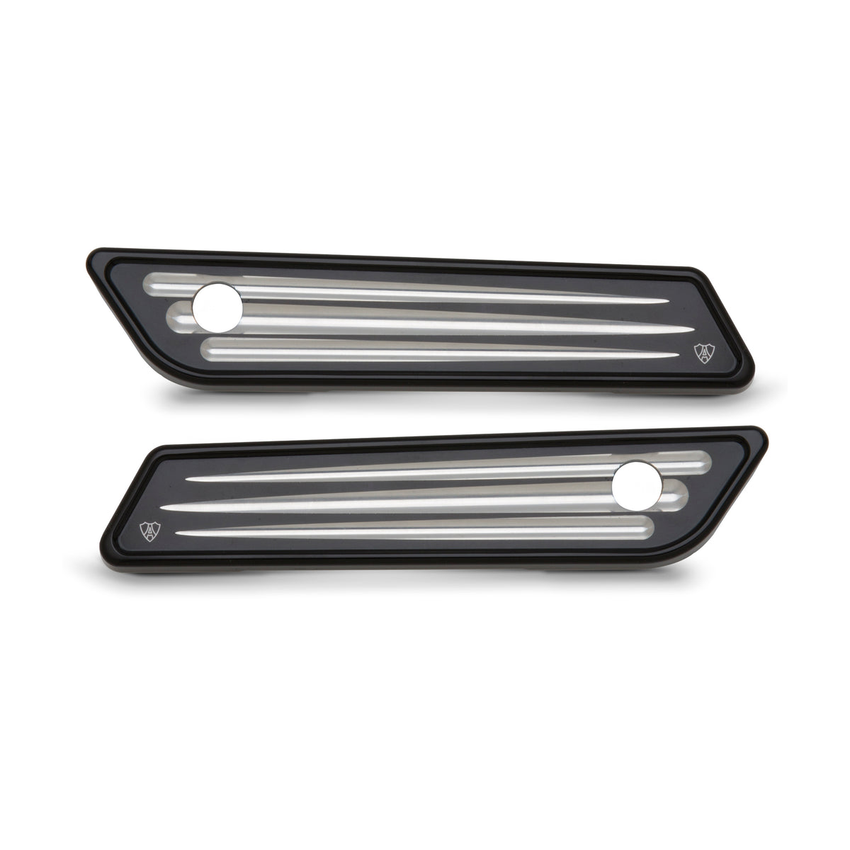 Deep Cut Saddlebag Latch Covers Black 14 2023 FLT ArlenNess