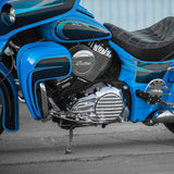 Finned Primary Cover for Thunderstroke® Engines, Chrome