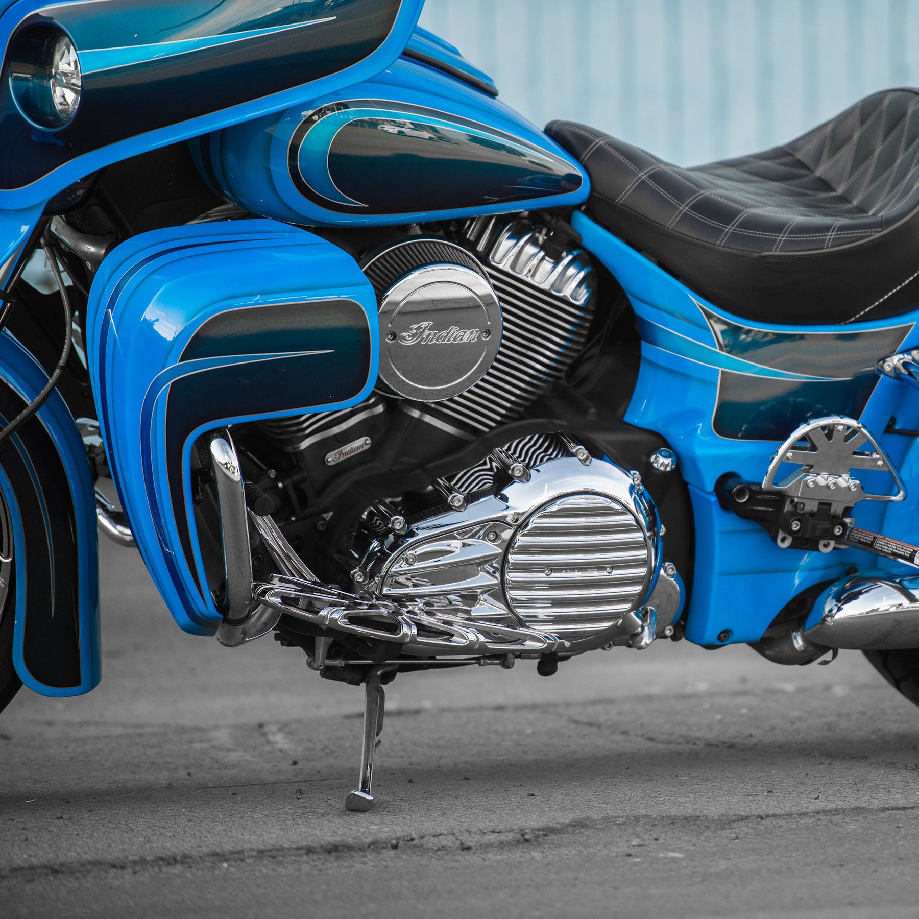 Finned Primary Cover for Thunderstroke® Engines, Chrome