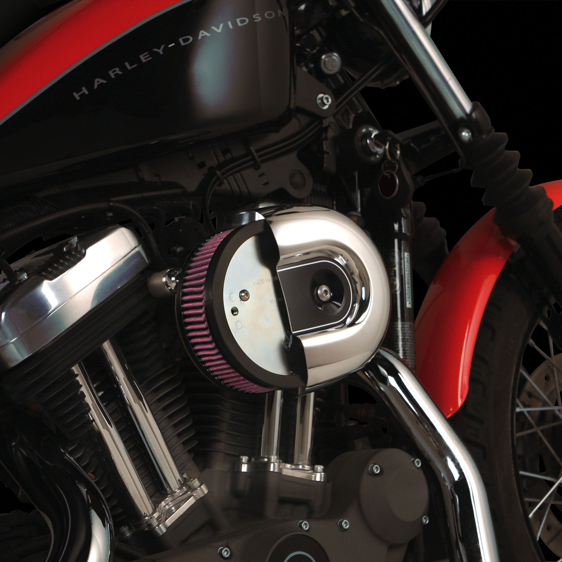 Big Sucker™ Air Cleaner for 88-up Sportster®, Factory Cover