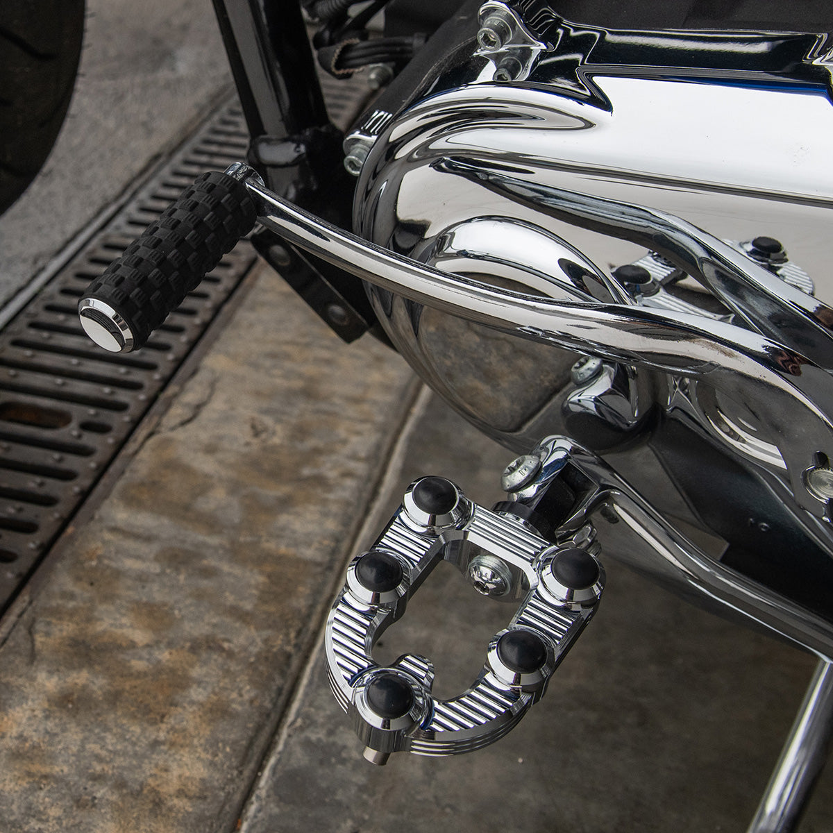 Ness-MX Footpegs, Chrome