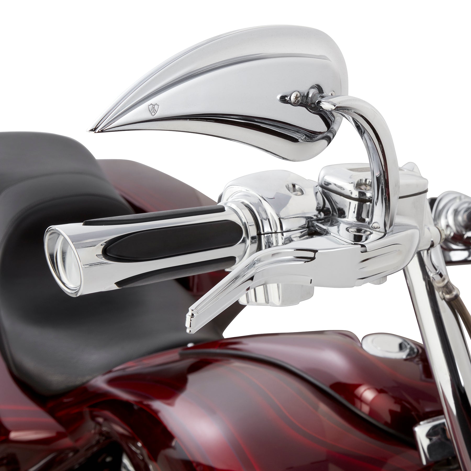 Rad 3 Mirrors Cast Stem, Chrome