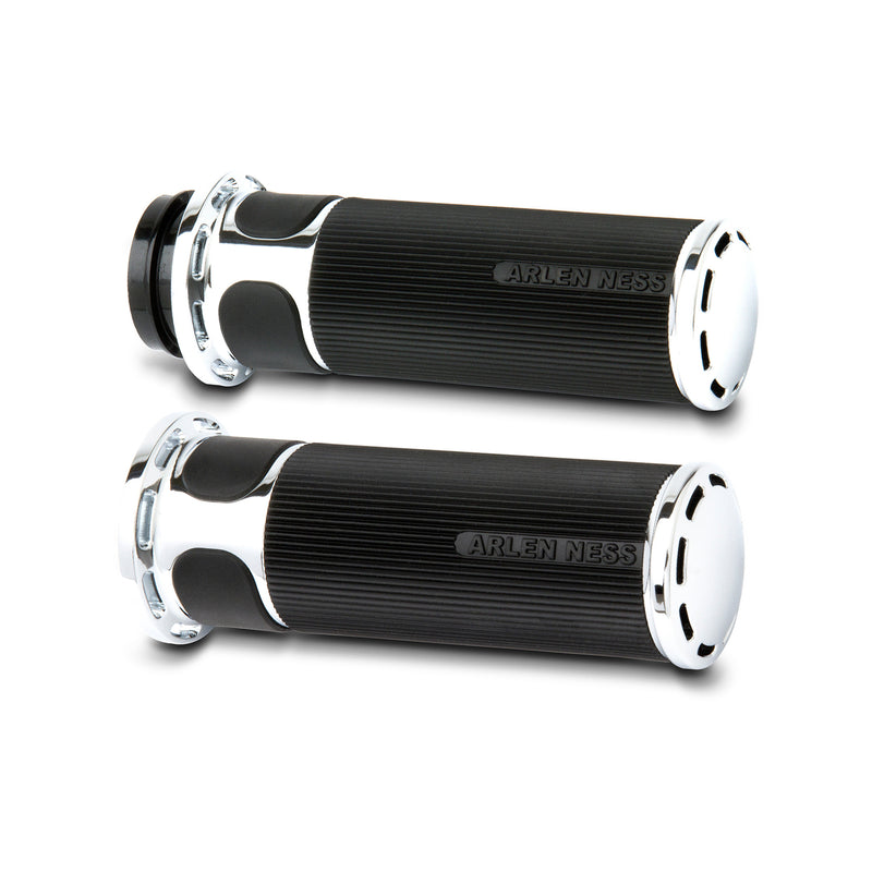 Slot Track Grips, Chrome