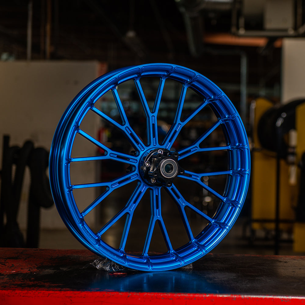 Y-Spoke Forged Wheels, Blue