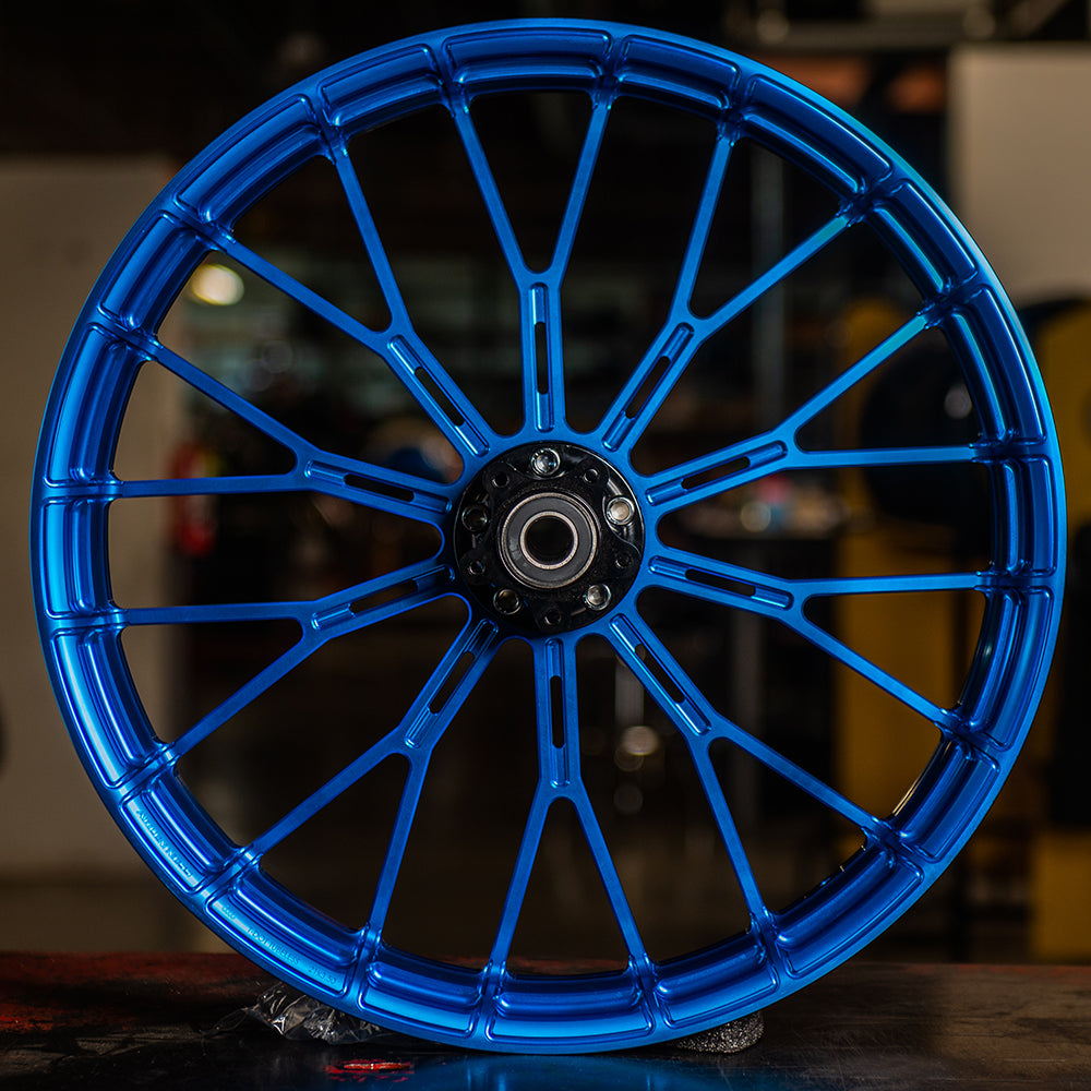 Y-Spoke Forged Wheels, Blue