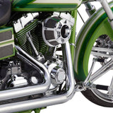 Beveled® Footpegs, Chrome